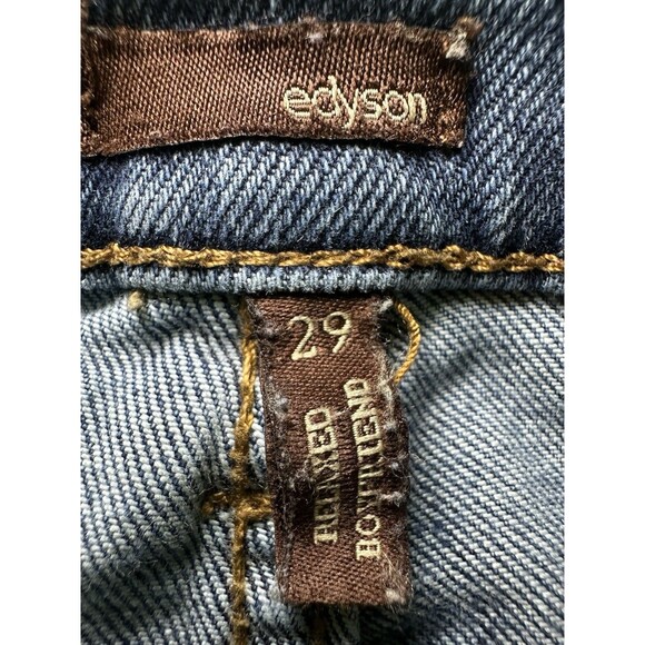Edyson Relaxed Boyfriend Distressed‎ Blue Jeans Denim Women's 29 - Picture 6 of 10